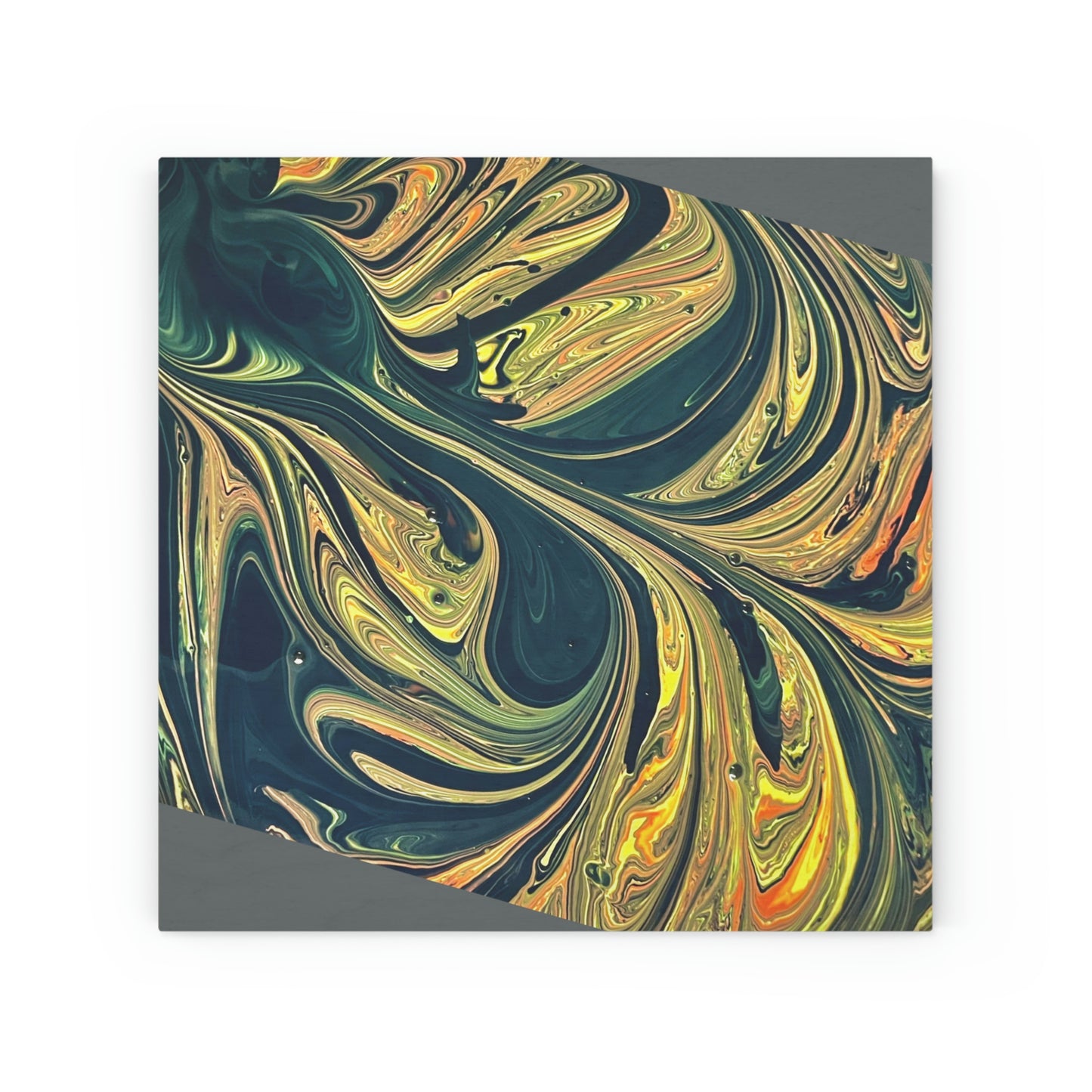 Organic Wood Canvas "One of the kind art By Al.Smadi"