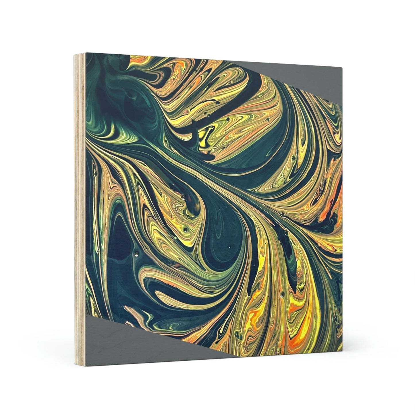 Organic Wood Canvas "One of the kind art By Al.Smadi"