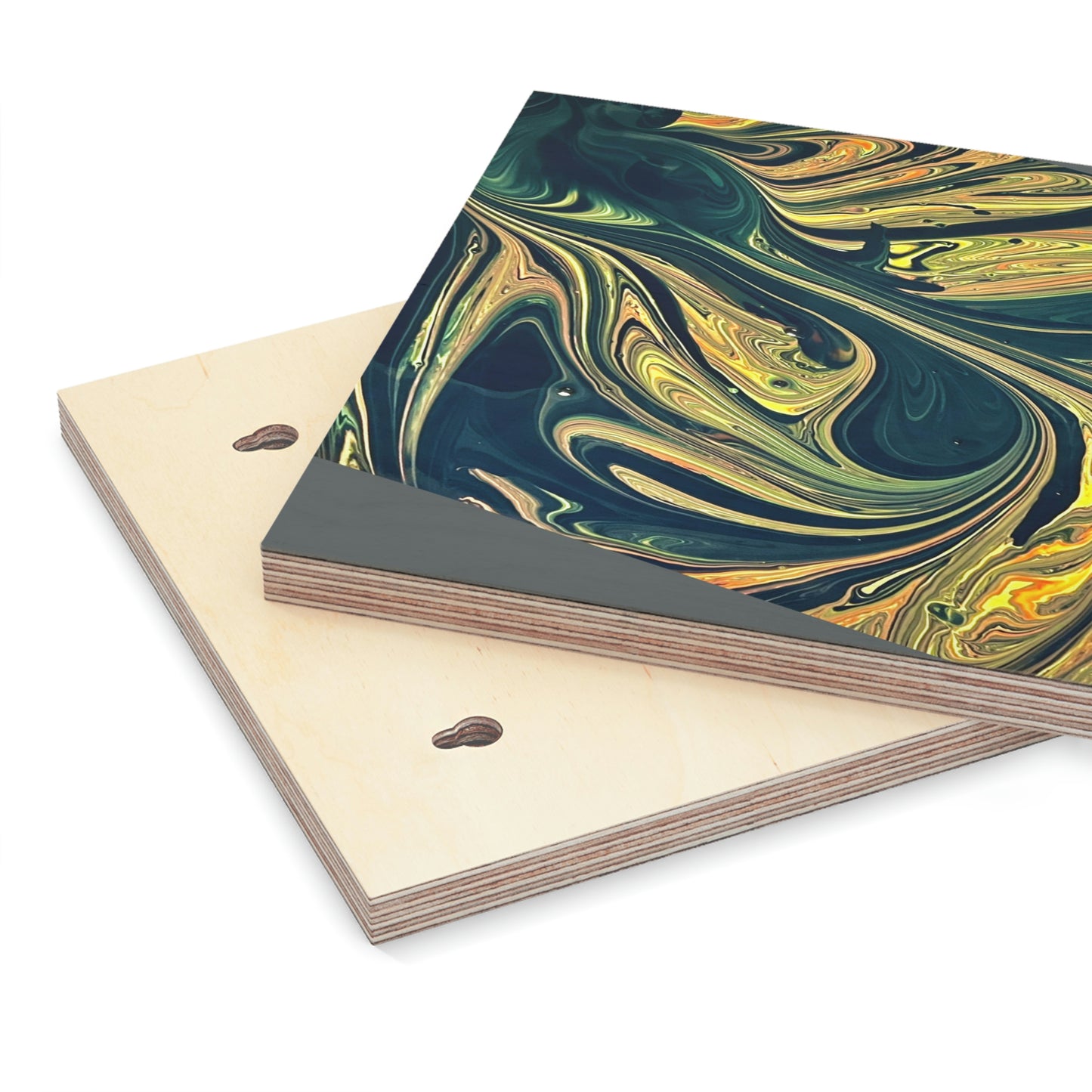 Organic Wood Canvas "One of the kind art By Al.Smadi"